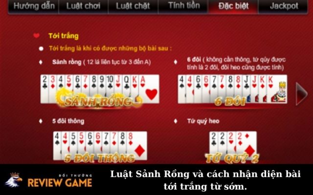 Luật Sảnh Rồng và cách nhận diện bài tới trắng từ sớm.