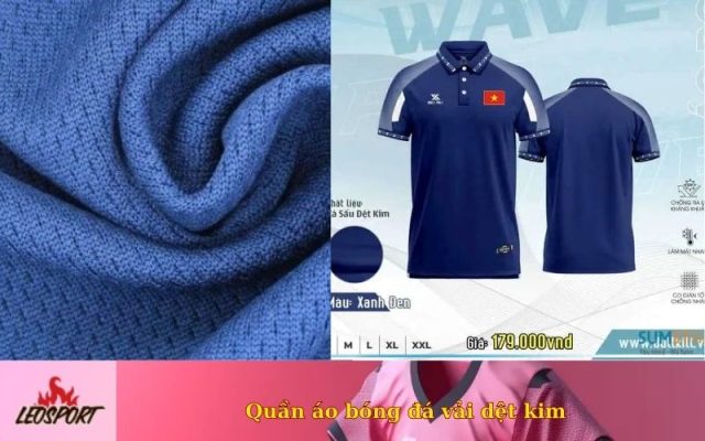Quần áo bóng đá vải dệt kim