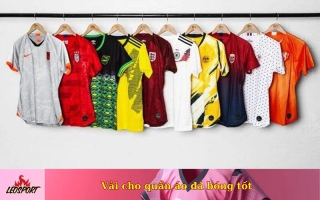Vải cho quần áo đá bóng tốt