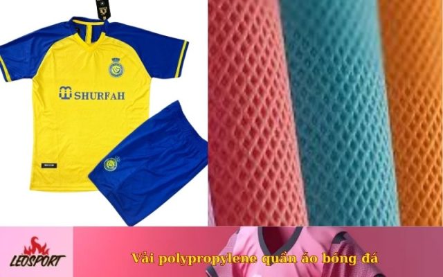Vải polypropylene quần áo bóng đá