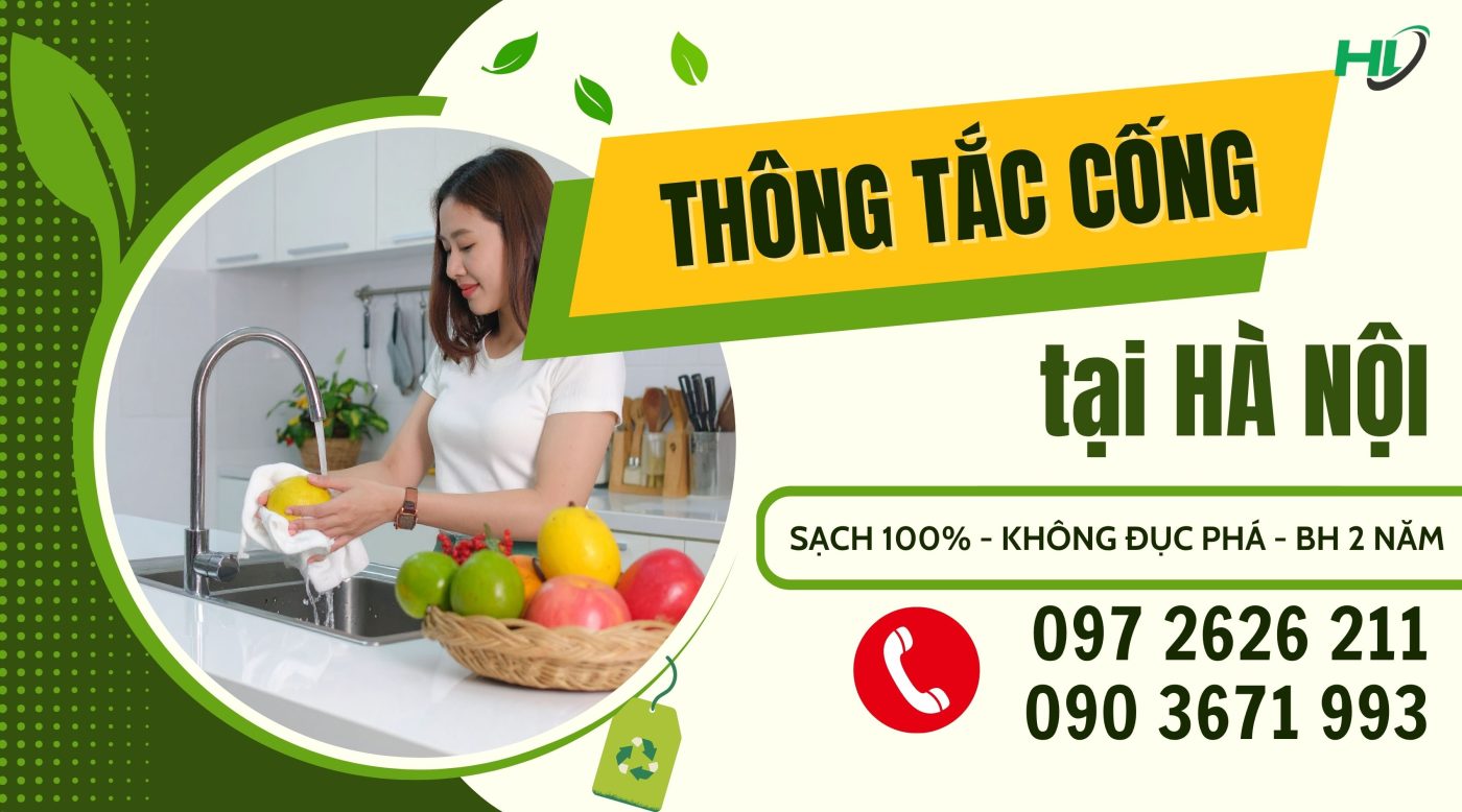 Thông tắc cống tại Tây Hồ